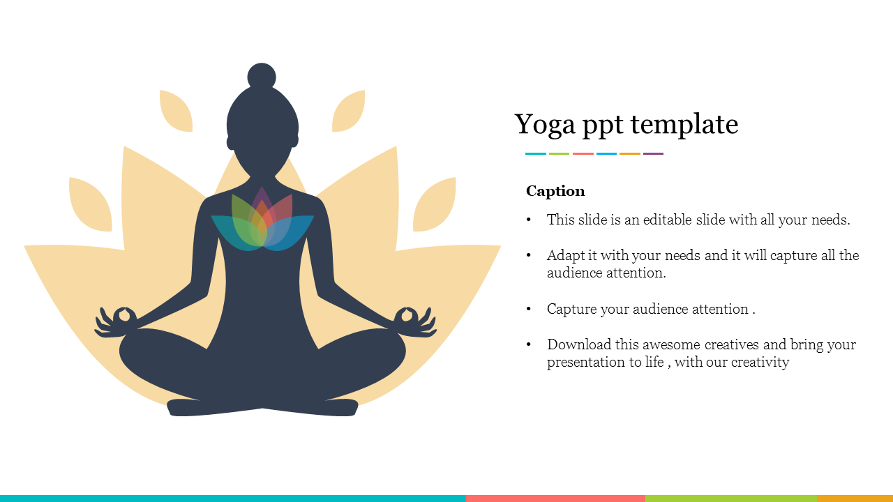 Best Yoga PPT Template Slide Designs With Bullet Points